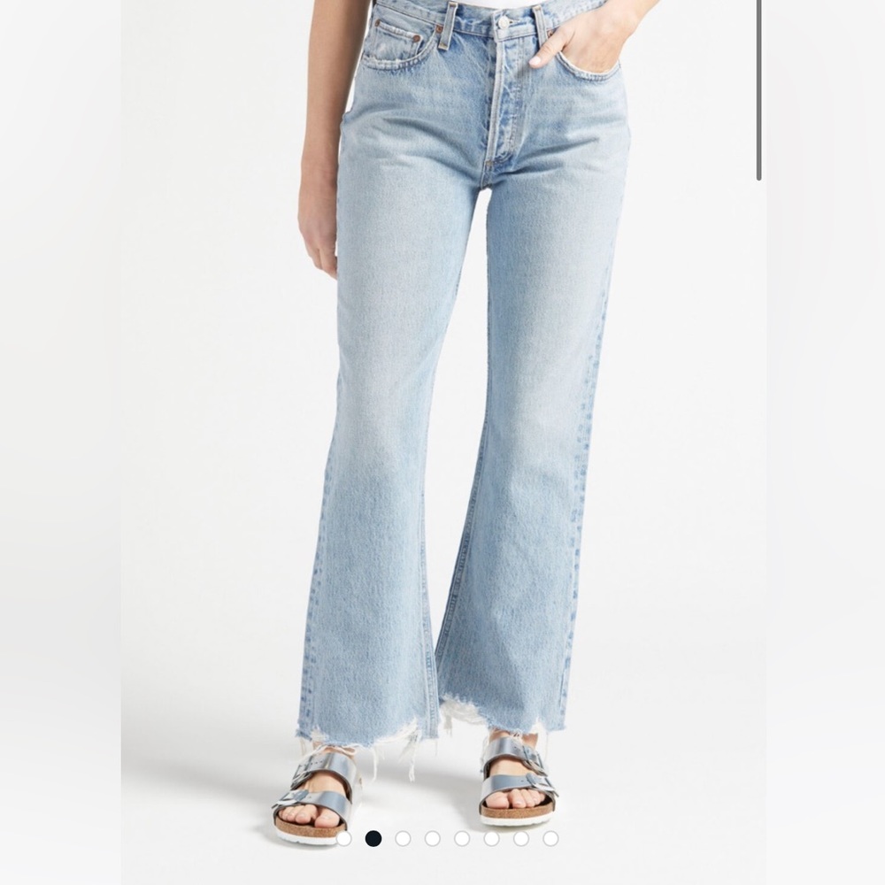 Agolde mid rise bootcut ankle jeans , size 27
